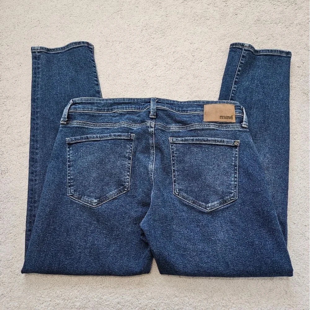 Mavi | Jake Slim Leg Medium Wash Denim Jeans, Mens 35/30 - Picture 5 of 6